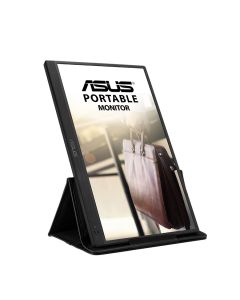 מסך נייד ASUS ZenScreen MB165B ‏15.6 אינץ' W-LED ‏HD ‏1366x768 ‏קל משקל לעבודה ולנסיעות USB
