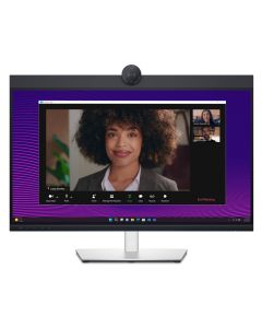מסך Dell UltraSharp P2724DEB ‏27 אינץ' QHD Video Conferencing – ‏מצלמת 4MP מובנית, ‏מיקרופון ורמקולים, ‏USB-C 90W, ‏RJ45, ‏DisplayPort, ‏HDMI, ‏KVM
