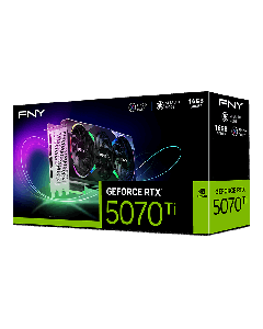 Видеокарта PNY GeForce RTX™ 5070 Ti 16GB ARGB EPIC-X RGB™ Overclocked – PCIe 5.0 x16