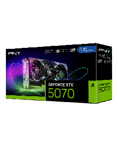 כרטיס מסך PNY GeForce RTX™ 5070 12GB ARGB EPIC-X RGB™ Overclocked Triple Fan – PCIe 5.0 x16