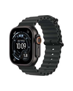 Apple Watch Ultra 3 Series-Black Titanium-Black Ocean Band