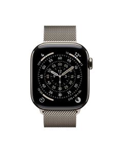 Apple Watch Series 11-Stone Grey Sport-S/M-Natural Titanium-GPS +Cellular-42mm