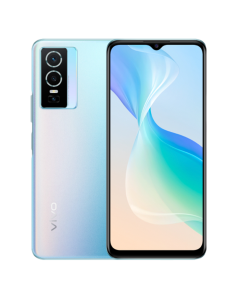 هاتف vivo Y76 5G – ذاكرة 8GB RAM، تخزين 128GB، شاشة 6.58″ FHD+، كاميرا 50MP، شحن سريع 44W – باللون الأزرق السماوي المتوهج