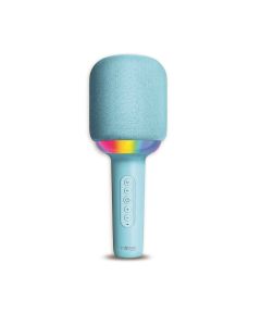 Blue karaoke microphone