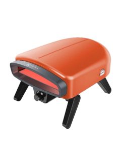 MIRA P-140 14″ Home Gas Pizza Oven – Up to 520°C, 35×35 cm Pizza Stone, 16.6 kg – Orange