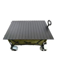 GLAMP Folding Camping Cart Table – Lightweight Aluminum Table 90×60 cm