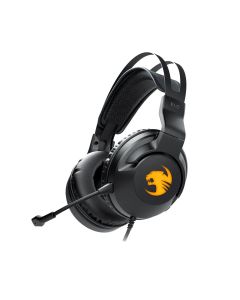 אוזניות גיימינג ROCCAT ELO 7.1 USB RGB – סראונד 7.1, דרייברים 50 מ״מ, מיקרופון TruSpeak™ ותאורת RGB – שחור