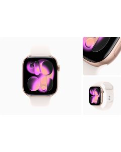 Apple Watch Series 11-Black Sport Band-S/M-Rose Gold Aluminium-GPS-42mm