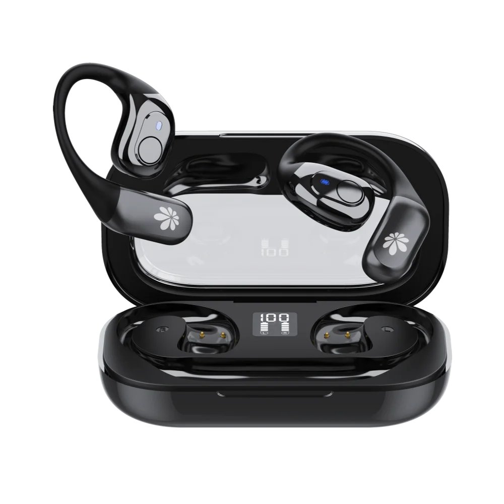 אוזניות אלחוטיות MIRACASE MTWS180 שחור – Bluetooth 5.0, עד 8 שעות, IPX4