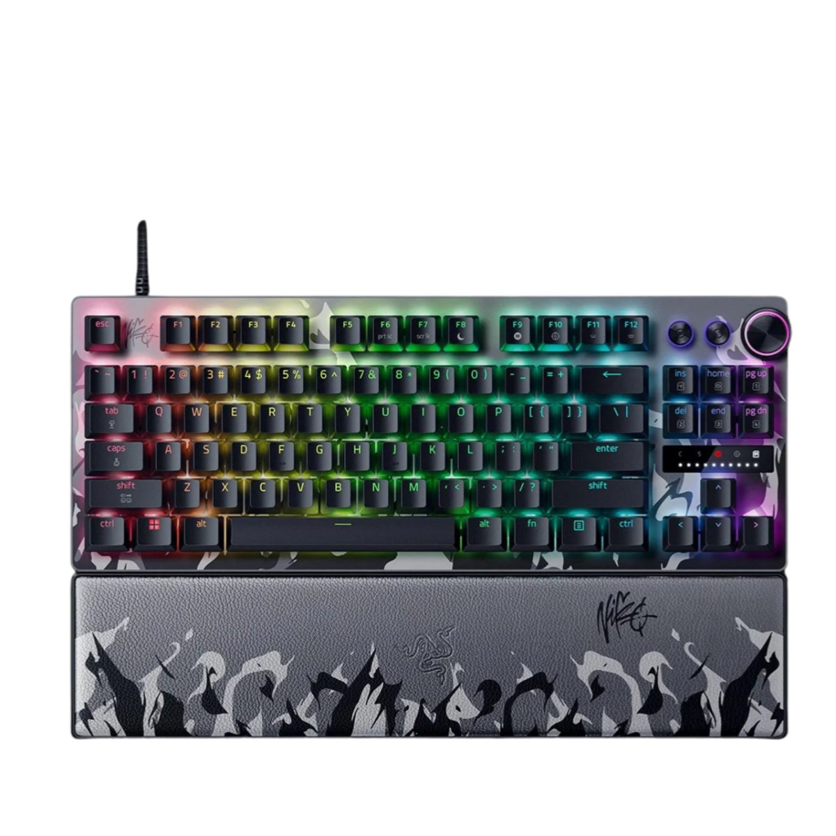מקלדת גיימינג Razer Huntsman V3 Pro TKL 8KHz Niko Edition – מתגים אופטיים ו-Snap Tap