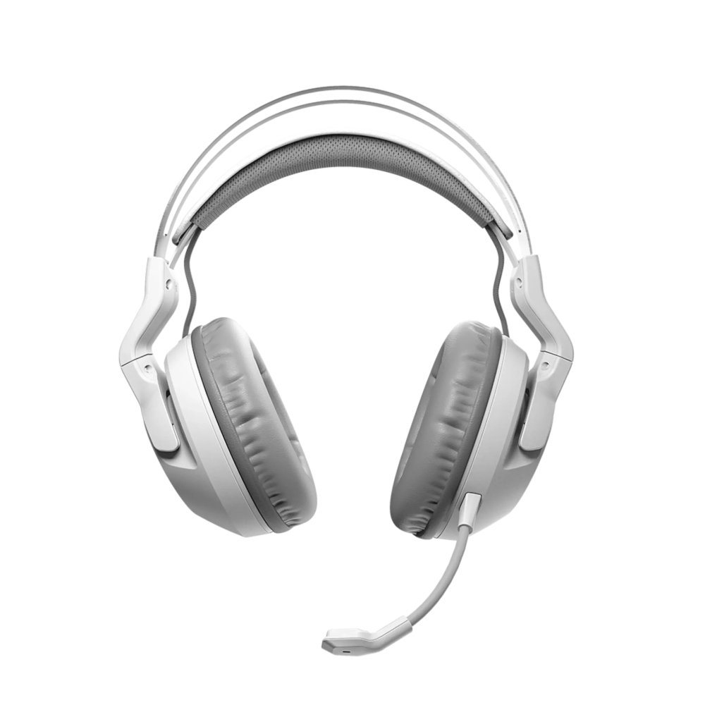אוזניות גיימינג אלחוטיות ROCCAT ELO Air 7.1 RGB – סראונד 7.1, 2.4GHz, עד 24 שעות סוללה – לבן